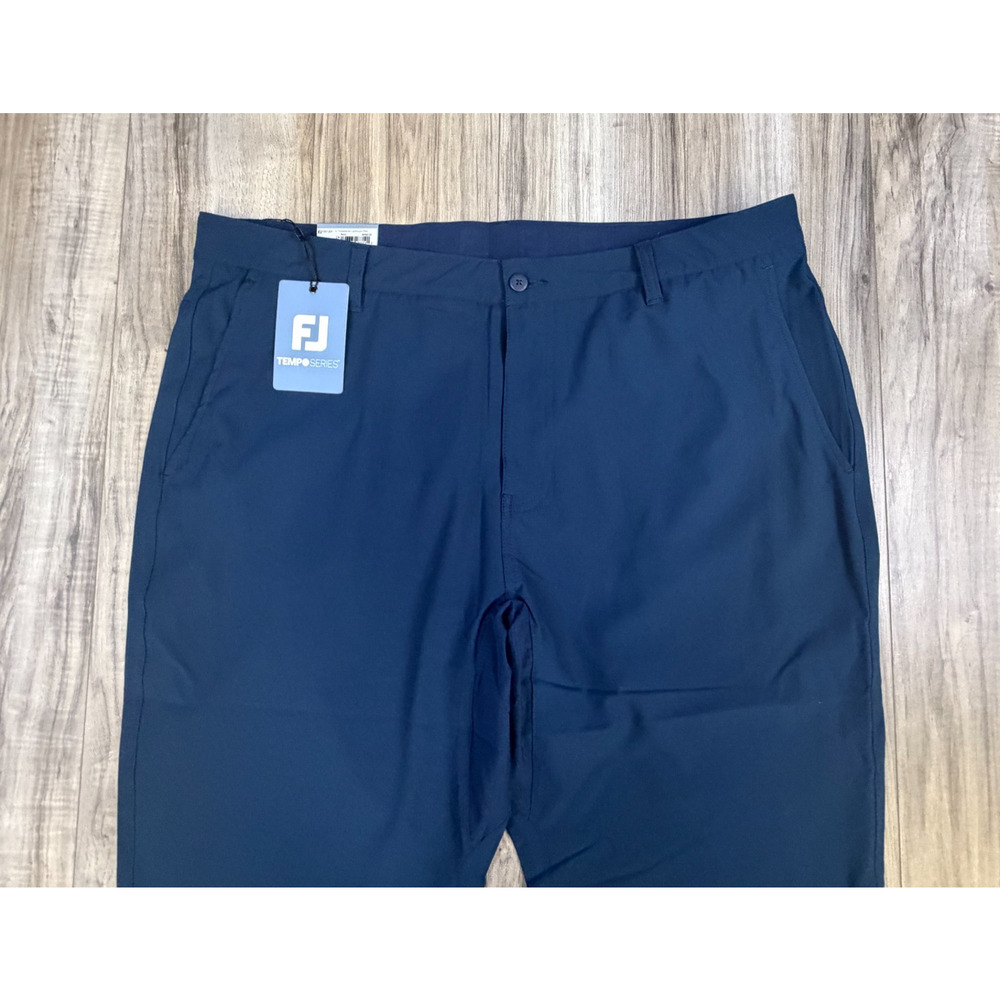 FootJoy FJ TempoSeries Lightweight Golf Pants Navy Stretch Mens 36x32 30306 NEW - Picture 3 of 9